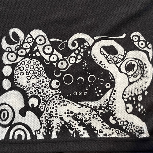 タコ柄 レディース UVカットTシャツ接触冷感【S～4L】大きいtシャツ T 