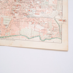 エジプト アレクサンドリア アンティークマップ 古地図 ヴィンテージペーパー 図版 マイヤー百科事典 1957-37 7枚目の画像