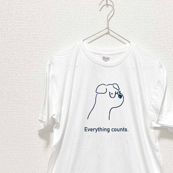 【選べる犬Tシャツ】メガネ犬 3枚目の画像