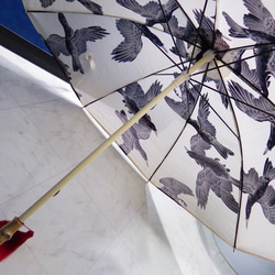【2023期間限定サマーセール開催！】浴衣から生まれた日傘　知らぬ間に 気づけば夏がすぐそこに【岡重】傘袋なし 10枚目の画像