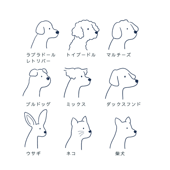 【選べる犬Tシャツ】　サングラスネクタイ犬 7枚目の画像