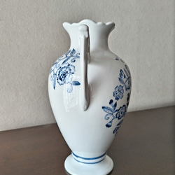 ブルーシノワズリの花瓶 3枚目の画像