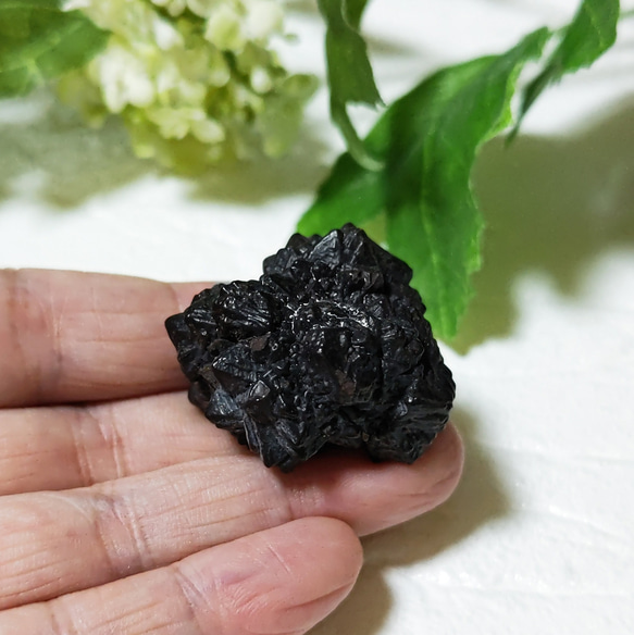 天然ライモナイトフラワー状原石【57】36.5g　ゼットストーン 4枚目の画像