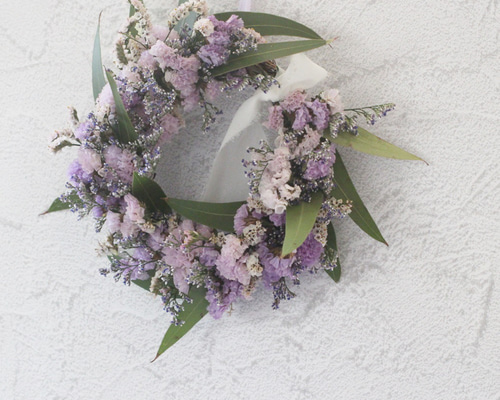 スターチスパープルリース ドライフラワー petit chocolat 通販