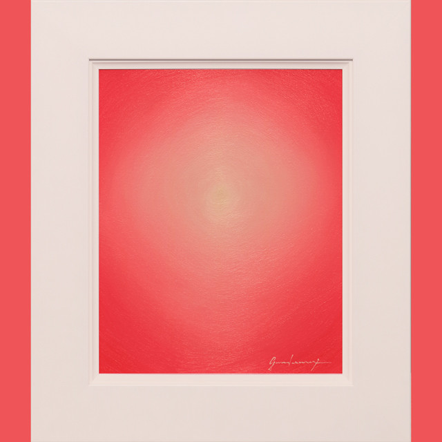 国内メーカー油絵具使用●【桜色のエチュード】●がんどうあつし絵画F3ホワイト額付 国内メーカー油絵具使用○【桜色のエチュード】○がんどうあつし