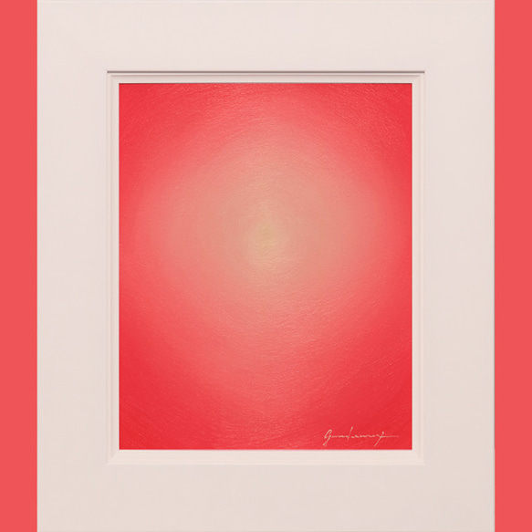 国内メーカー油絵具使用●【桜色のエチュード】●がんどうあつし絵画F3ホワイト額付 国内メーカー油絵具使用○【桜色のエチュード】○がんどうあつし