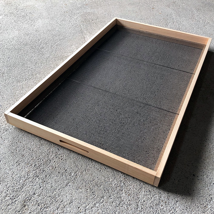 干し網 2mm目 ハンドメイド １個【木製 木枠 干し野菜ネット 干物