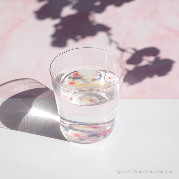 【名入れ】花咲くグラス／桜　Sakura／AN825-sk 2枚目の画像