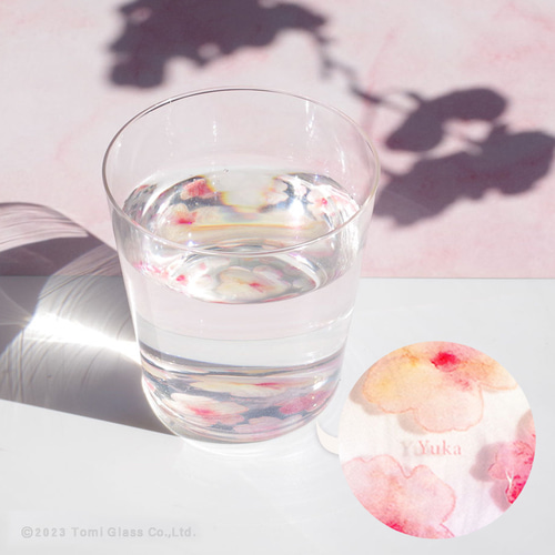 名入れ】花咲くグラス 桜 Sakura／AN825-sk｜卒業・送別・退職に贈る