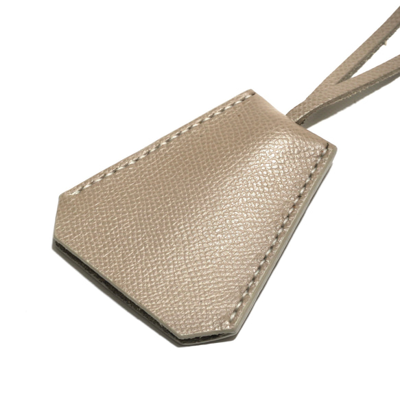 Clochette bag charm / クロシェット バッグチャーム キーケース グレーベージュ キーホルダー 2枚目の画像