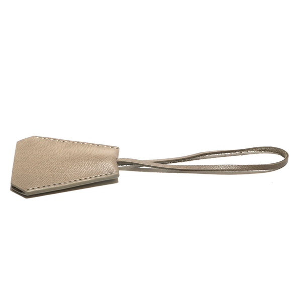 Clochette bag charm / クロシェット バッグチャーム キーケース グレーベージュ キーホルダー 3枚目の画像