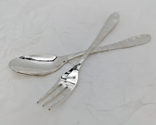 銀製 総槌目スプーン＆フォーク カトラリー hyakumu -百夢- 通販