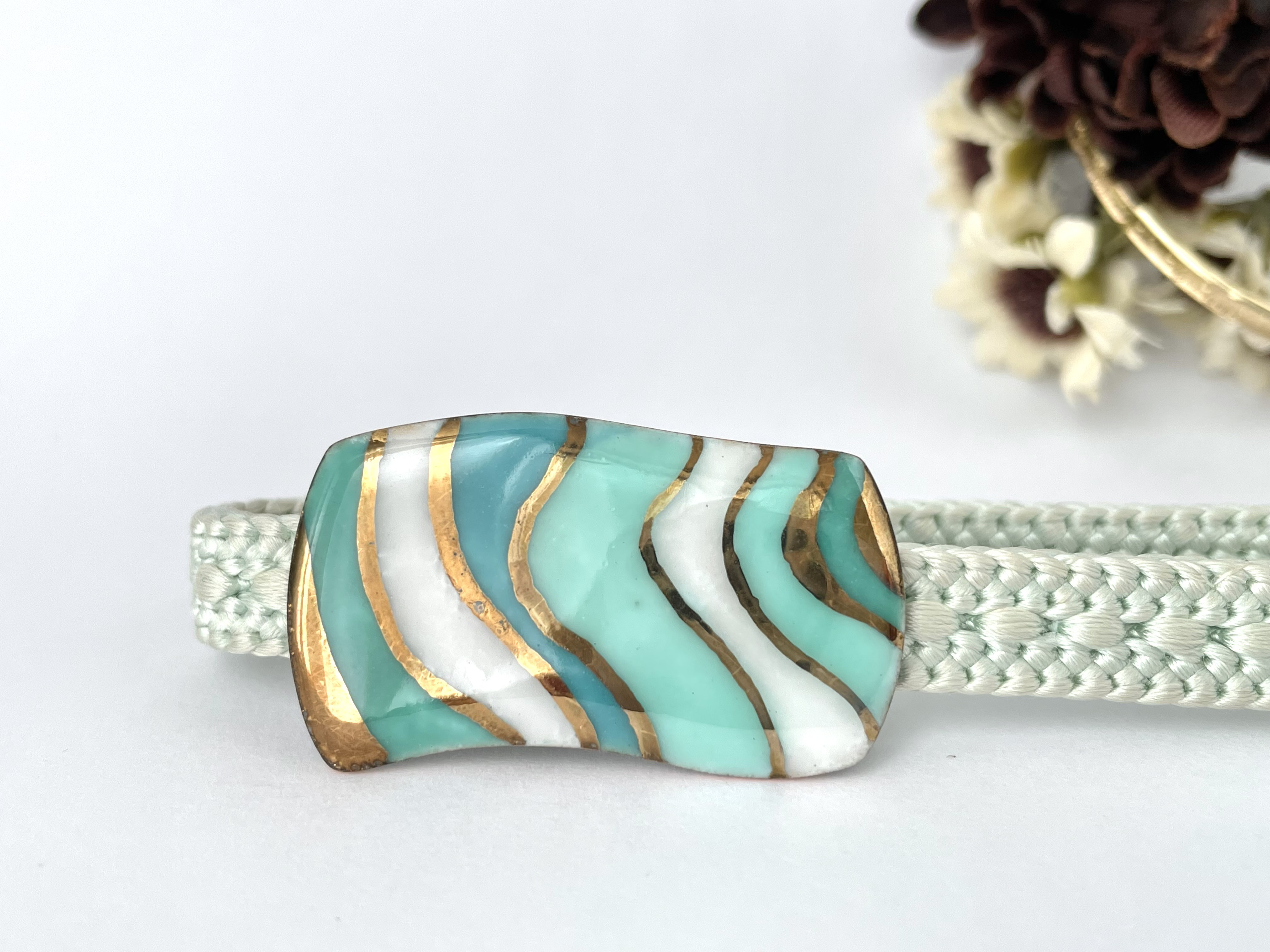 七宝焼き帯留め(685)