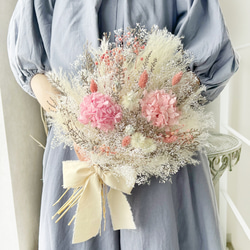 ガーデンブーケS 504 ピンクホワイト ウェディング 誕生日