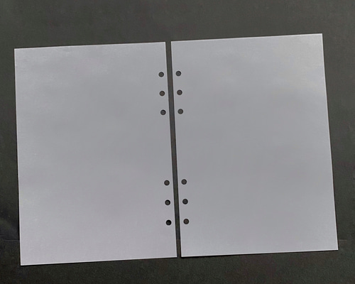 A5サイズ トレーシングペーパー 無地 システム手帳リフィル 手帳 ひと