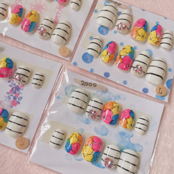 選べる/パンダさん3Dネイルパーツ/デコパーツ ネイルチップ（つけ爪