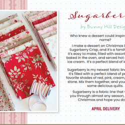Bunny Hill Designs「Sugarberryシリーズ　7枚セット」moda カットクロス 5枚目の画像