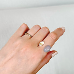 叉環-灰色×赫基默鑽石（叉環-赫基默） 第5張的照片