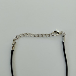 チュニジア陶器のカケラ　ネックレス　ペンダント　ゴリラのゴッさん　オレンジ 6枚目の画像