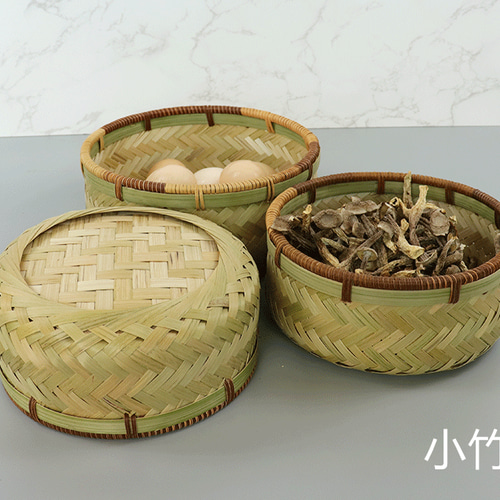 円形☆竹細工☆農家☆ ご大果かご ☆買い物かご☆収納かごを作ります