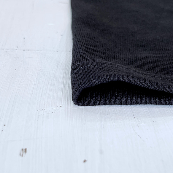 8くま  超極厚 ルーズシルエット Tシャツ （ホワイト / ブラック） 14枚目の画像