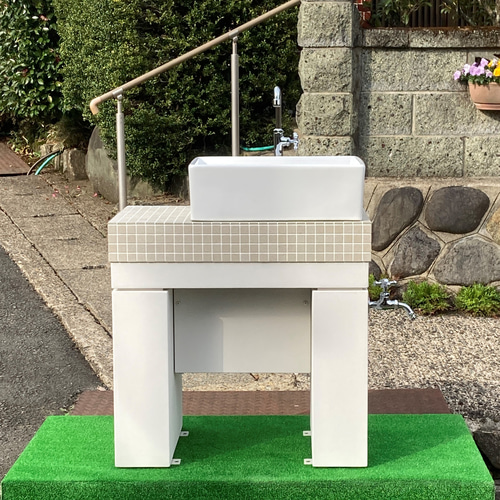 お値下げ❣️モザイクタイル ガーデンシンク ミニ型　長方形 Amazon.co.jp: 作善堂 ガーデンシンク タイルシンク ガーデンパン 屋外