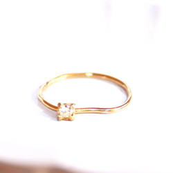 - design ring - k18 Diamond Ring 2枚目の画像