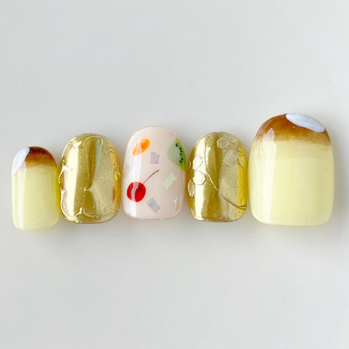 ぷりん様専用】フルオーダーネイルチップ×3 【公式通販】