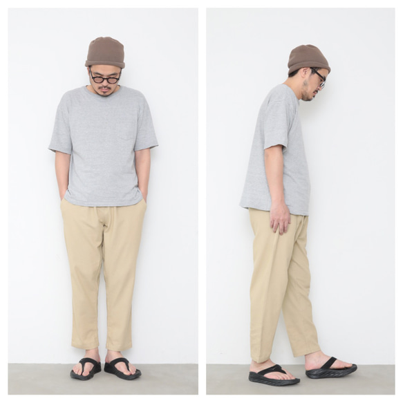 Easy pants / cream 3枚目の画像