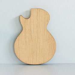 ギターピック皿 木製トレイ ウッドクラフト (エレキギターLP) 4枚目の画像