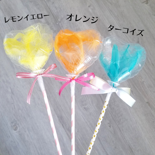 DIYバルーン♡バルーンスティック♡オリジナル♡オーダー♡文字入れ♡風船♡誕生日 ネーム入りハートスティックバルーン お名前入りバルーン 推し活