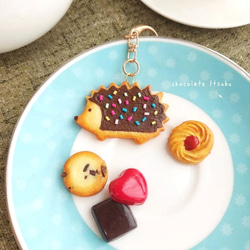 Ryuusa☆おばけクッキーキーホルダー☆フェイクスイーツ Ryuusa