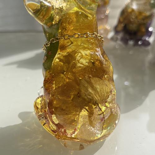 オルゴナイト フレンチブルドック 水晶 パールアカシア その他  