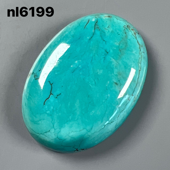 チベタン ターコイズ 明るい色め 22ミリルース nl6199 天然石 pinky