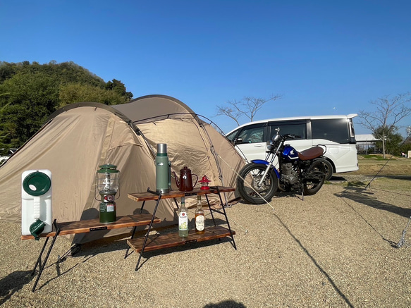 【再販】アイアンラック　キャンプラック　キャンプ棚 2枚目の画像