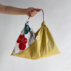 Unique | Two-colored AZUMA bag, whip stitching  -AZ303 第1張的照片