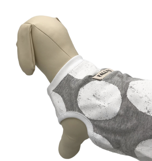 メッシュ コットン 犬服 夏 服 クール タンクトップ 白 イタグレ フレブル コーギー ダックス ペット服 中型犬 犬 10枚目の画像