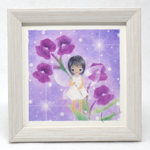 月の竪琴　ハンドメイドパステル画　絵画アート原画 初秋の頃 ハンドメイドパステル画 絵画アート原画 - メルカリ