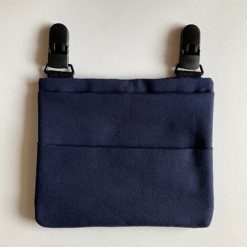 痛くない移動ポケット フォーマル紺 マグネットボタン付き その他入園