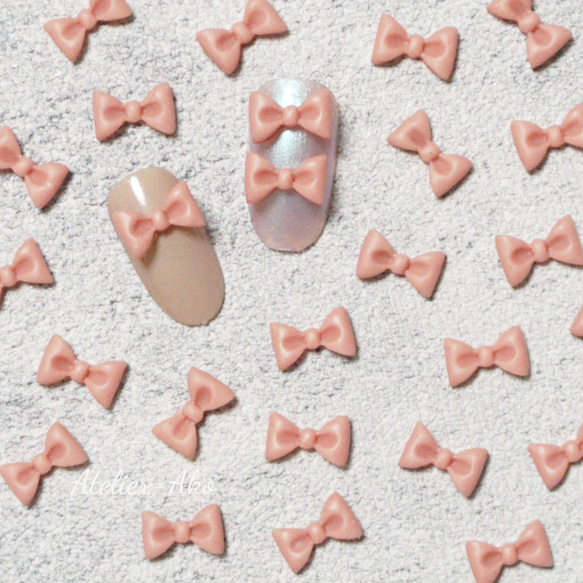 ピンク リボン ネイルパーツ 12個 imgrc0098903532.jpg