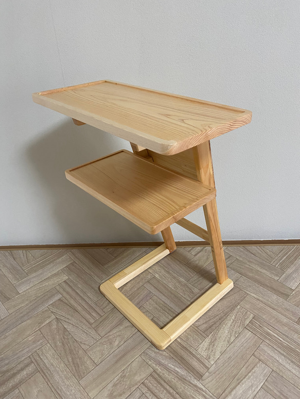 ソファー用木製サイドテーブル 8枚目の画像