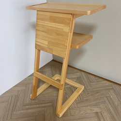 ソファー用木製サイドテーブル 5枚目の画像
