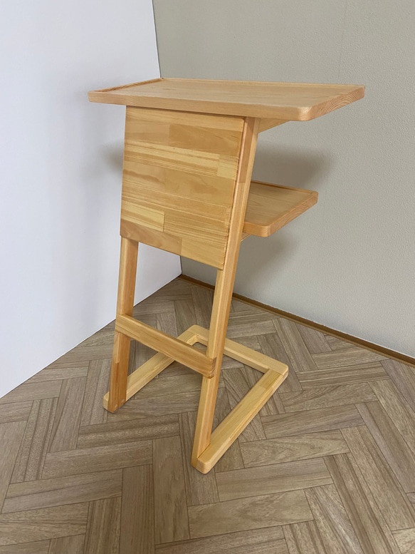 ソファー用木製サイドテーブル 5枚目の画像