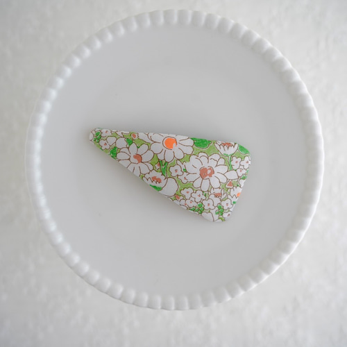 リバティ 大きい パッチンピン 三角パッチンピン プチギフト ヘア 