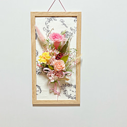 アンティーク調、バラのドライフラワースワッグ ドライフラワー