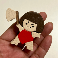 特集掲載！【こどもの日】木と和紙の五月人形3点セット（鯉のぼり・兜・金太郎） 6枚目の画像