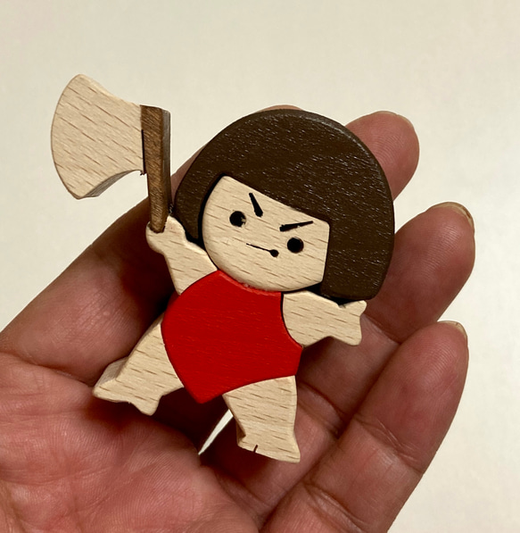 特集掲載！【こどもの日】木と和紙の五月人形3点セット（鯉のぼり・兜・金太郎） 6枚目の画像
