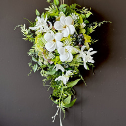 新春限定価格 ＜ ハワイアン ティアドロップリース＞ 『Hana