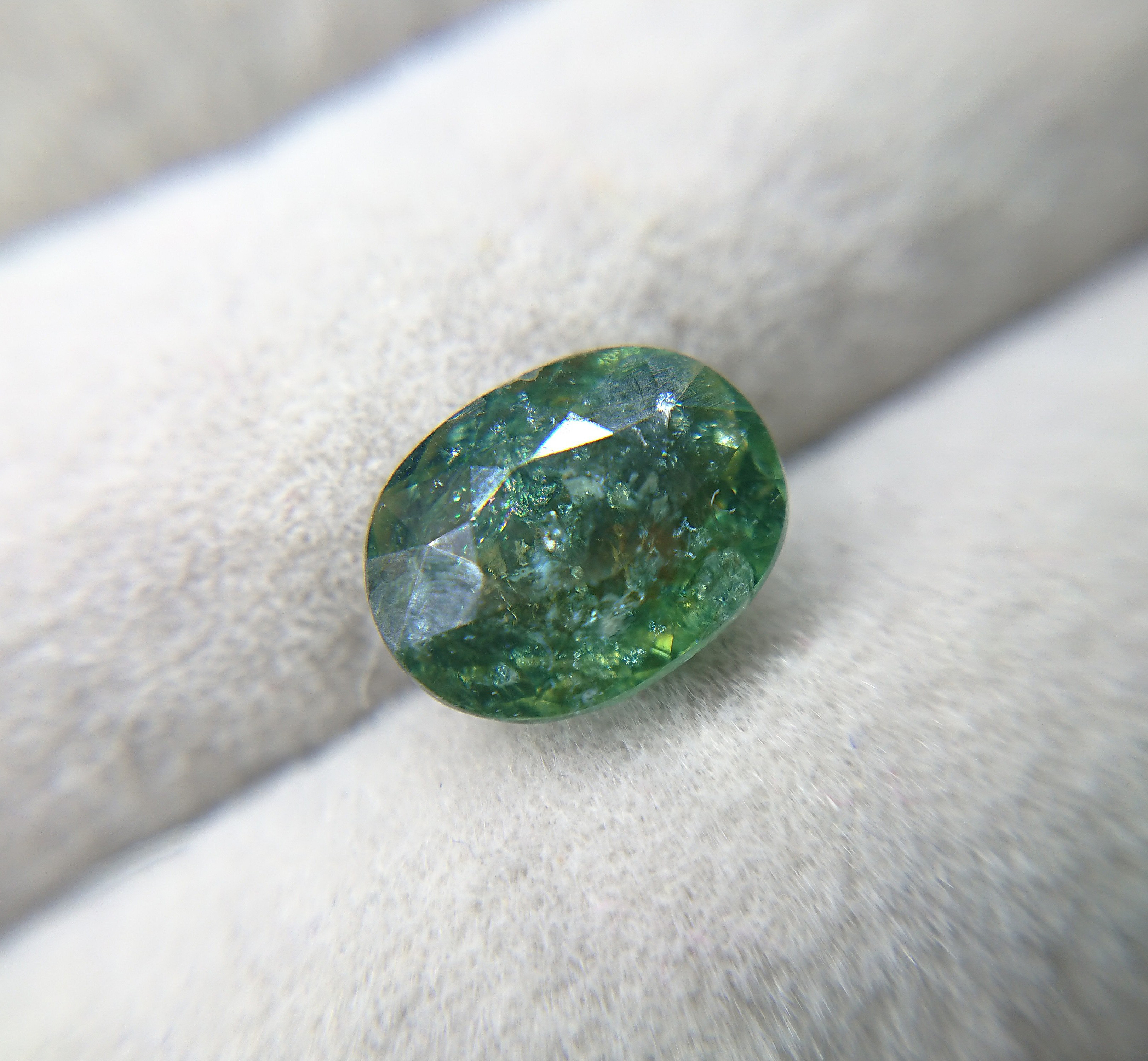 トルマリン 虹入りグリーントルマリン 2.77ct ⭐1687 天然石 べるふぇ