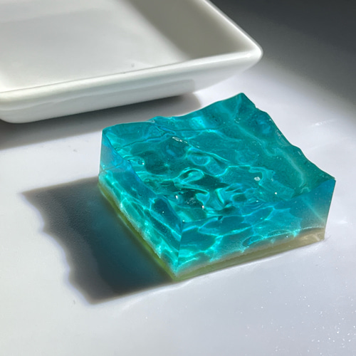 【美品】 水しぶきオブジェ レインボー 3D アート The Great Wave off Kanagawa miniature – Minibricks